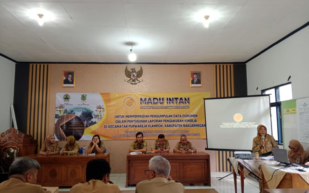 Lounching Format Terpadu Internal Kecamatan ( MADU INTAN)