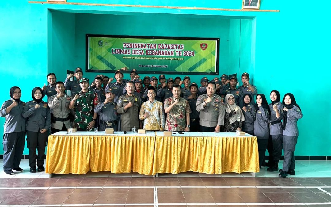 Peningkatan Kapasitas Satlinmas Desa Kebanaran Tahun 2024