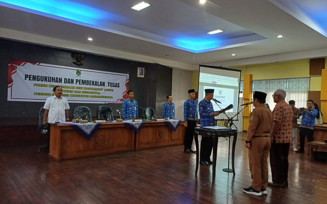 Pengukuhan Pengurus Forum Kewaspadaan Dini Masyarakat (FKDM)