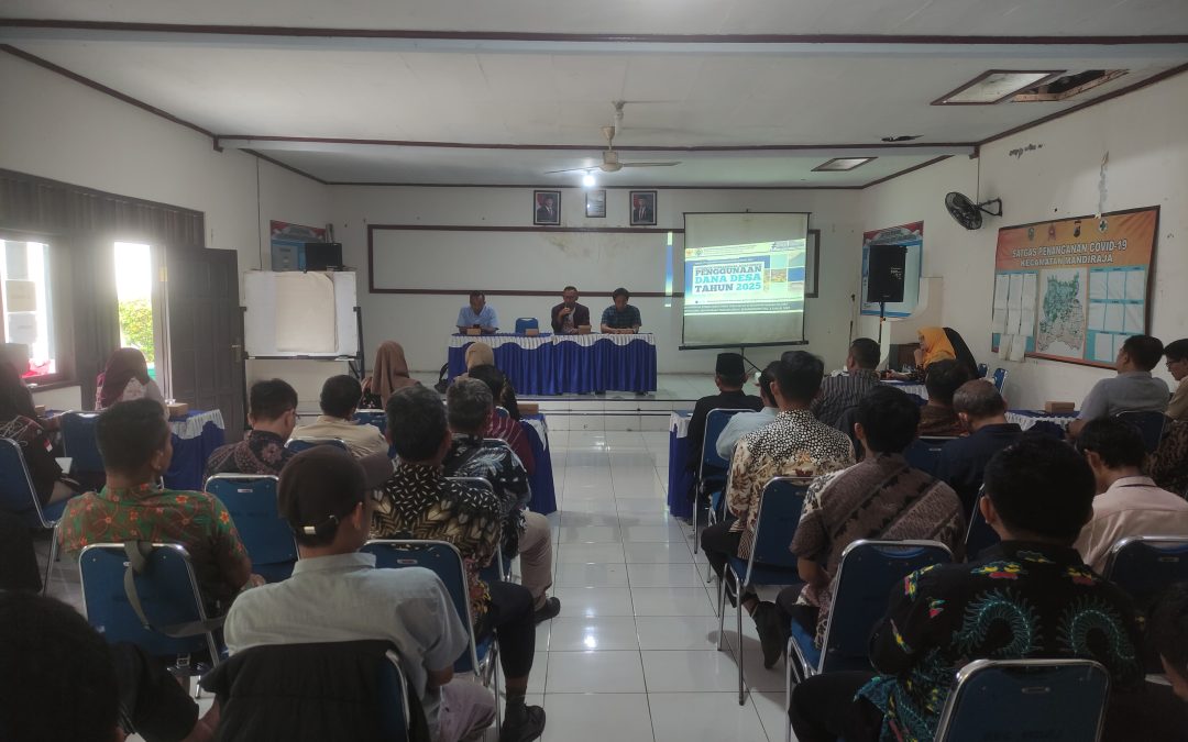 Rapat Koordinasi Pemerintahan Desa Se Kecamatan Mandiraja Tahun 2025
