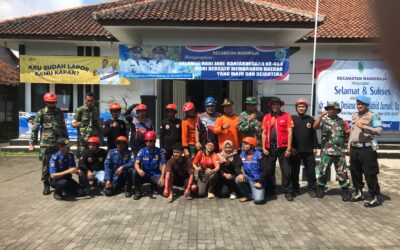 Simulasi Penanggulangan Gempa Bumi Kecamatan Mandiraja Tahun 2025