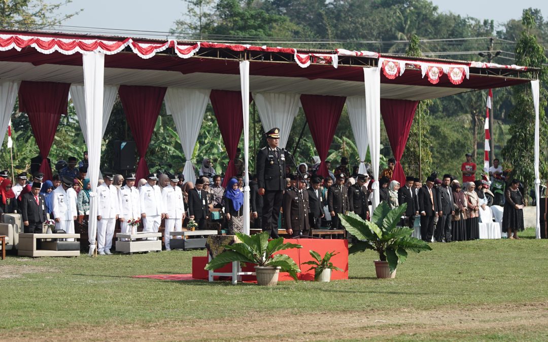 Upacara HUT RI KE 80 Kecamatan Mandiraja