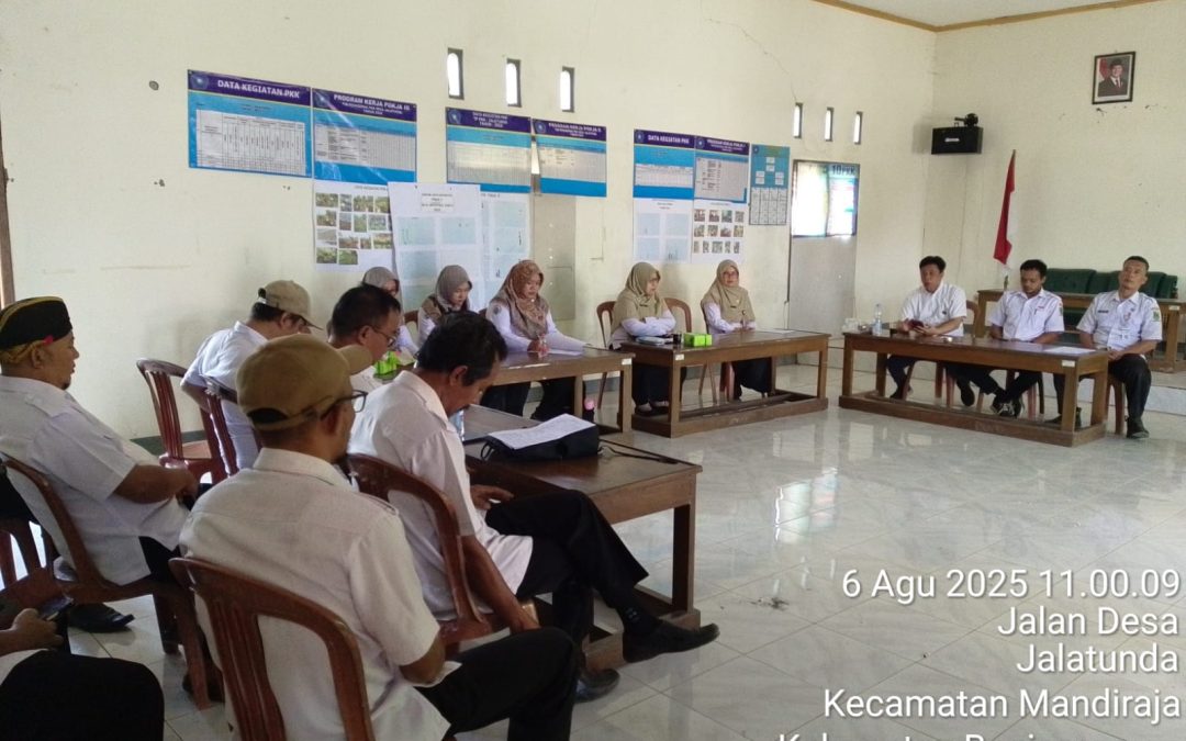 Monev Pelaksanaan APBDes T.A 2025 Desa Jalatunda