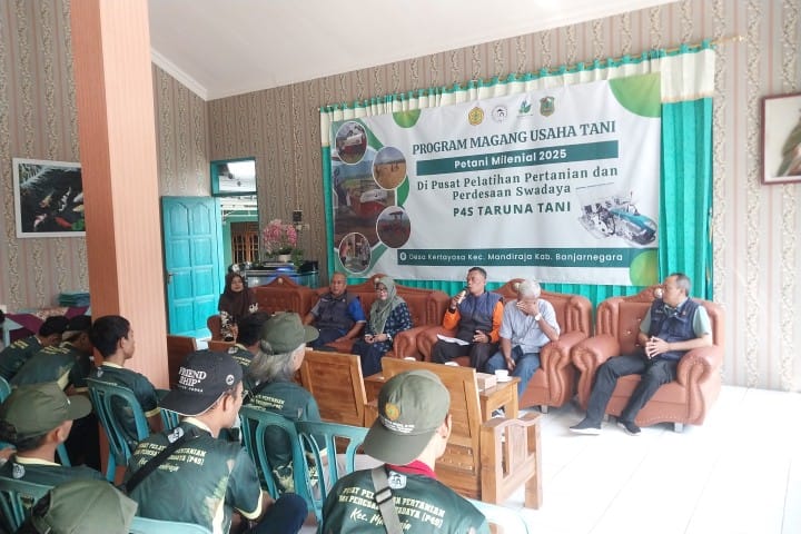 Penutupan Pelatihan Magang Petani Milenial P4S Taruna Tani, Kec. Mandiraja