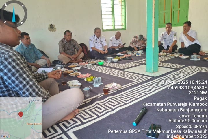 Pertemuan Rutin GP3A Tirta Makmur Kec. Mandiraja