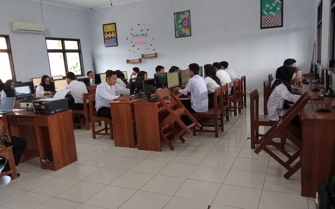 Pelaksanaan ujian perangkat desa kebanaran Formasi Kaur Perencanaan dan Kadus 2