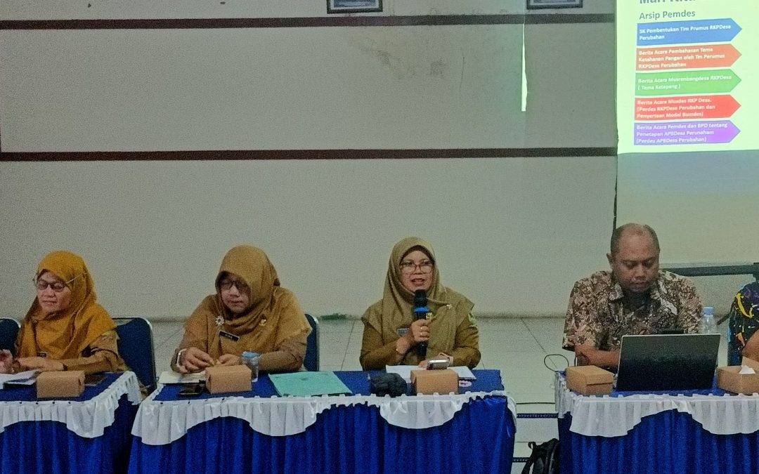 Rakor Sekdes Se Kecamatan Mandiraja