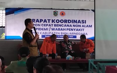 Rakor Respon cepat bencana non alam epidemi/wabah penyakit