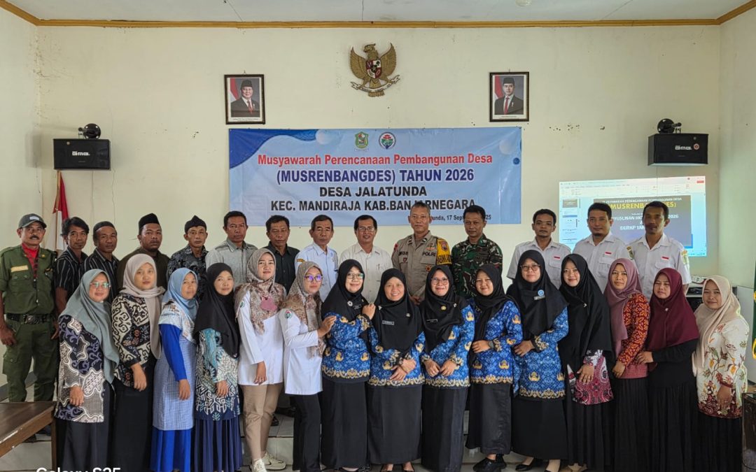 Musrenbangdes Perencanaan Tahun 2026 Desa Jalatunda
