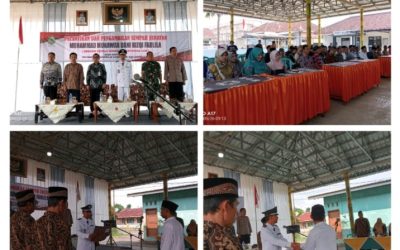 Pengambilan Sumpah dan Pelantikan Kepala Dusun 4 ds Kertayasa