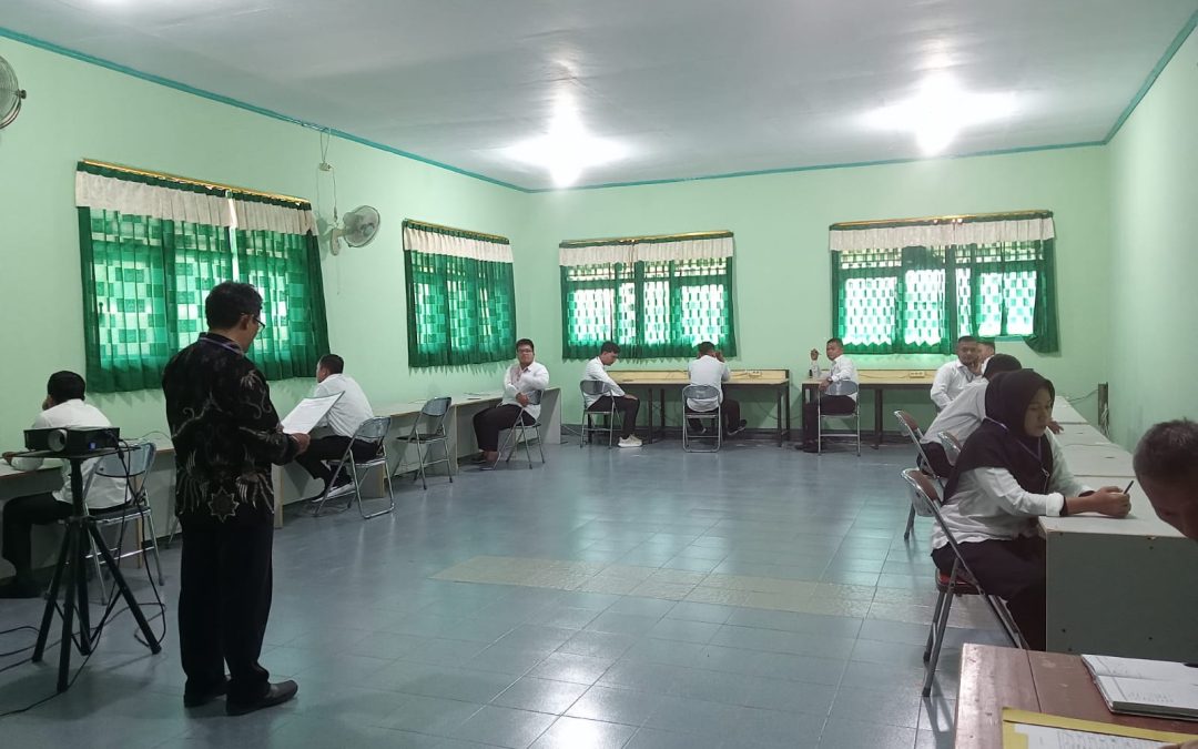 Pelaksanaan Ujian Perangkat Desa PanggisariFormasi Kadus 4 Kemojing