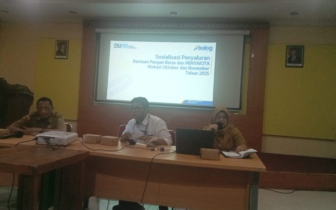 10 nov 2025Sosialisasi Penyaluran Bantuan Pangan Beras dan Minyak Kita Alokasi Oktober dan November Tahun 2025