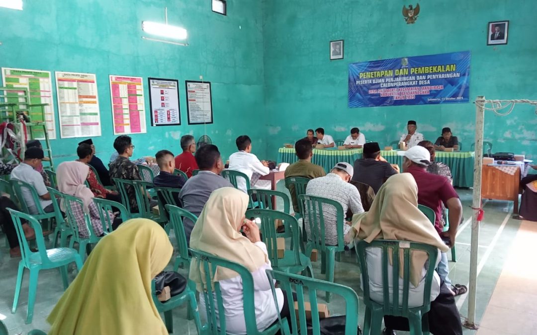 Pembekalan Calon Perangkat Desa Salamerta