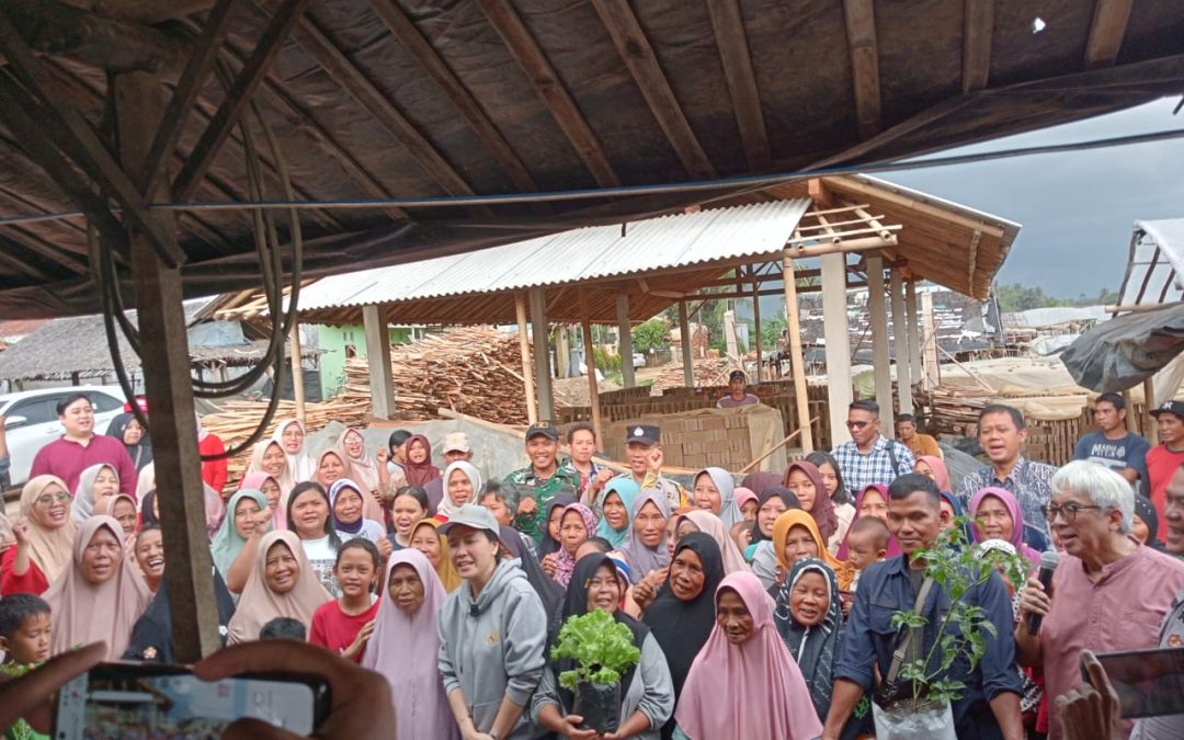 Kunjungan Wamen Pemberdayaan Perempuan dan Perlindungan Anak di Desa Panggisari