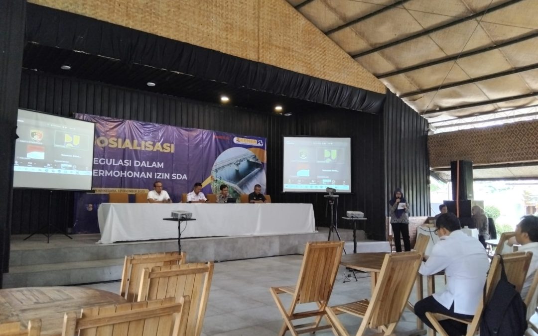Sosialisasi Regulasi Permohonan izin SDA