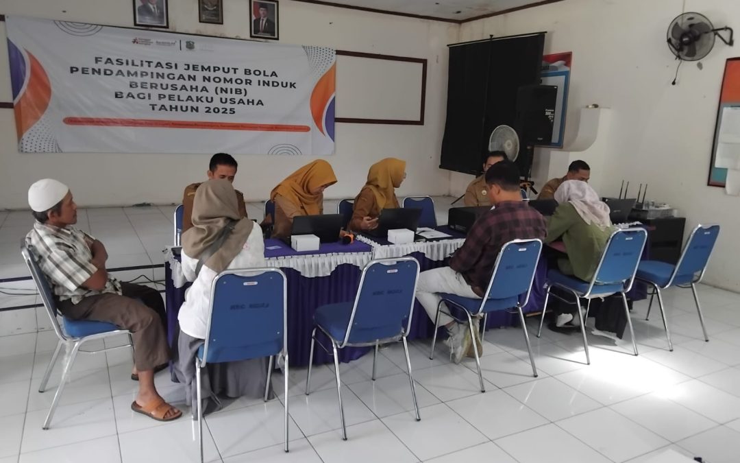 Fasilitasi pembuatan NIB Jemput bola