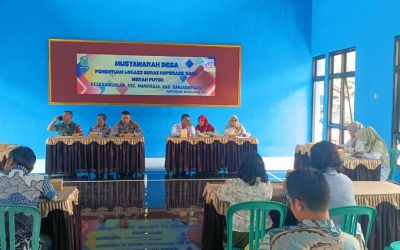 Musdes kesepakatan penentuan Titik lokasi KDMP Desa Candiwulan