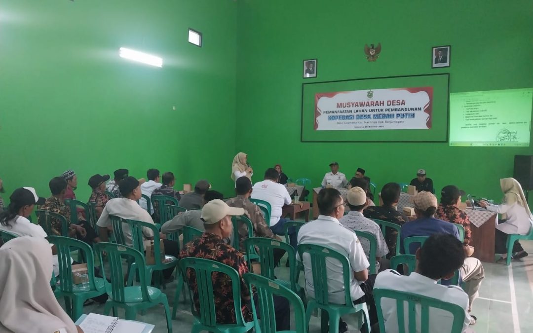 Musdes Penentuan Lokasi Pembangunan KDMP desa Salamerta, 26 November 2025