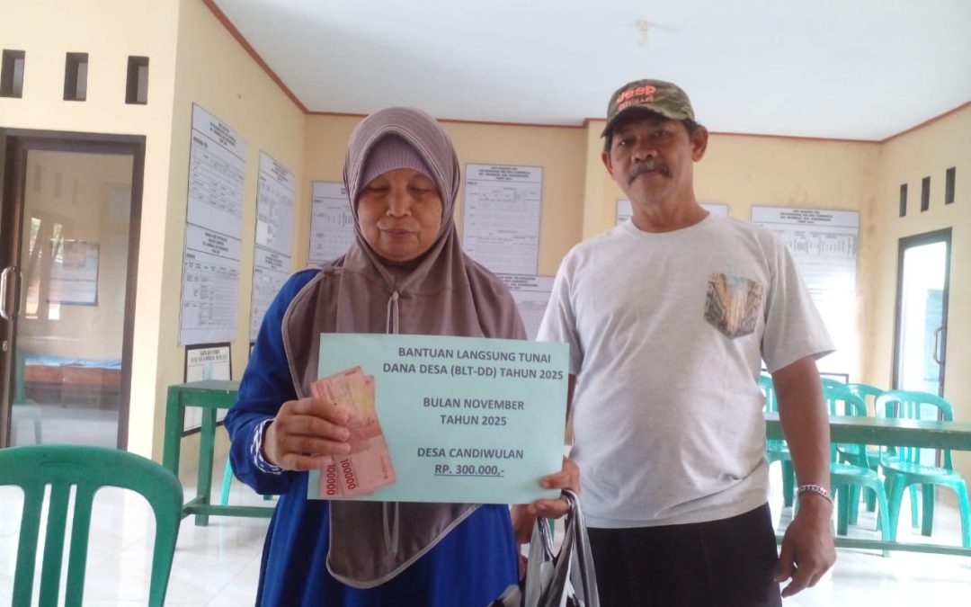Penyaluran BLT DD desa Candiwulan tahap 11 jumlah 25 kpm