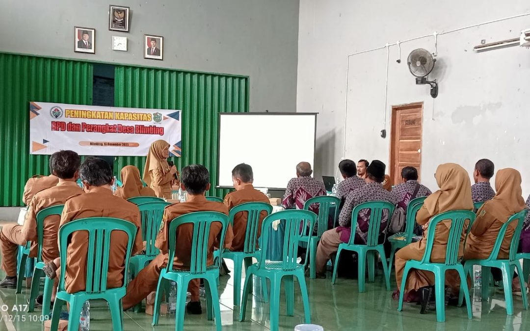 Peningkatan Kapasitas BPD dan Perangkat Desa Blimbing